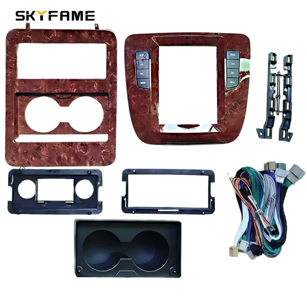Universal Trim Frame 07-12 GMC Yukon GMC Yukon Dash Kit with Button 9.7-inch Panel Frame Harness