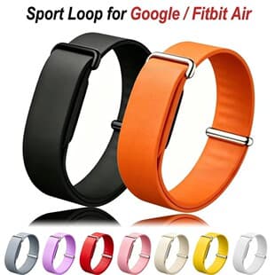 Polyurethane Glossy Band for Google Fitbit Air, google air PU Leather Replacement Strap