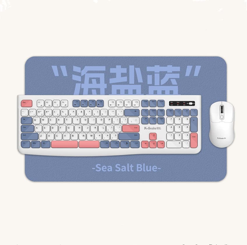 Viper WK900 Wireless Keyboard and Mouse Office Business Set for Desktop Computer Laptop Universal for Men and Women
