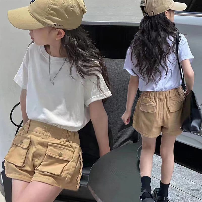 Korean Style Girls Jeans Shorts for 1-5 Year Olds, Summer Children's Shorts, Student Hot Pants