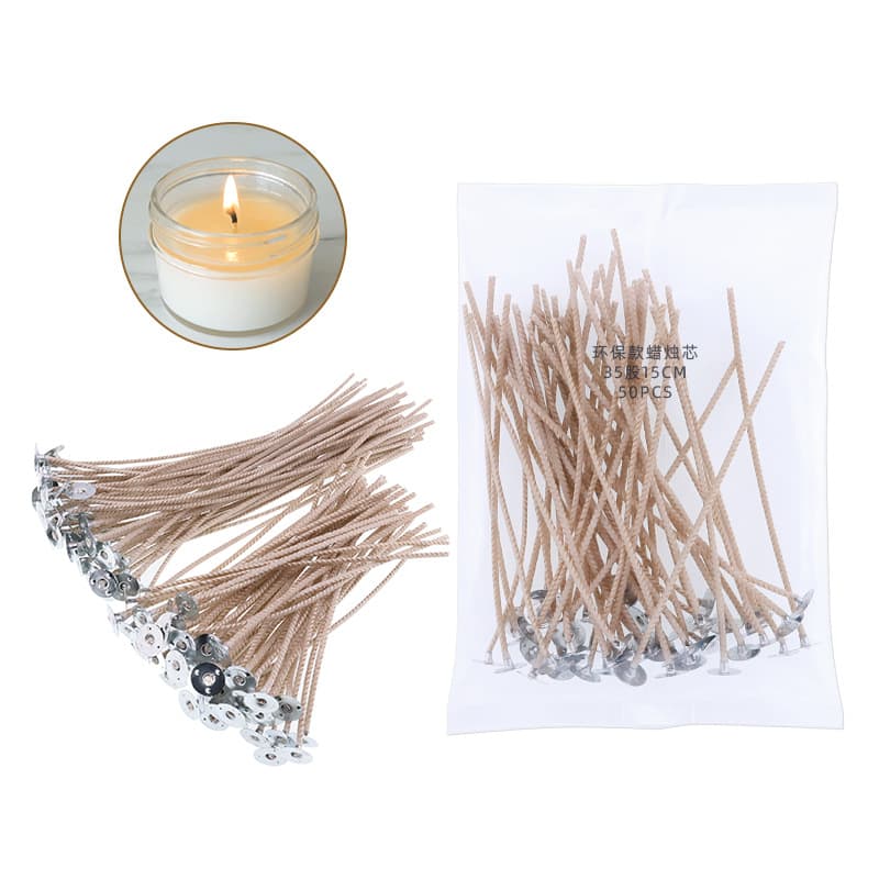 Wax Core Eco-Friendly Wax Thread Holder Imported HTP Quality Cross-Border Wax Flower Thread Paper Core Aromatherapy Candle Core Thread Wholesale
