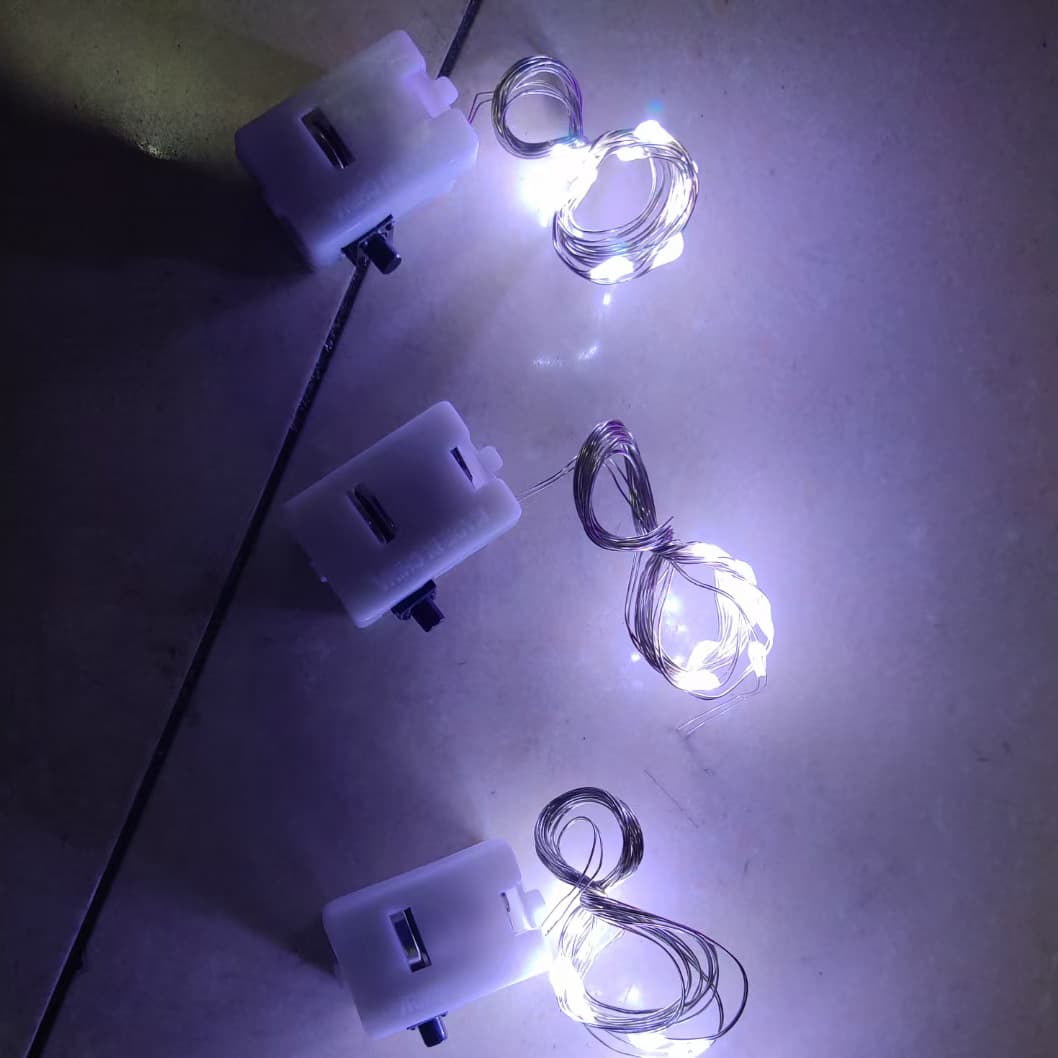 LED Copper Wire Light String for Cakes and Flowers, Horizontal Plug Light for Bouquet Gift Box Decoration, Copper Wire Light String