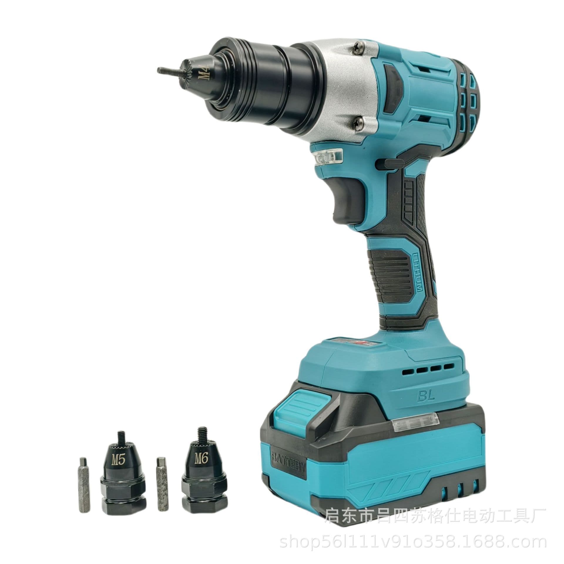 *Factory Direct Lithium Automatic Blind Rivet Gun Wireless Electric Rivet Machine Rechargeable Rivet Gun