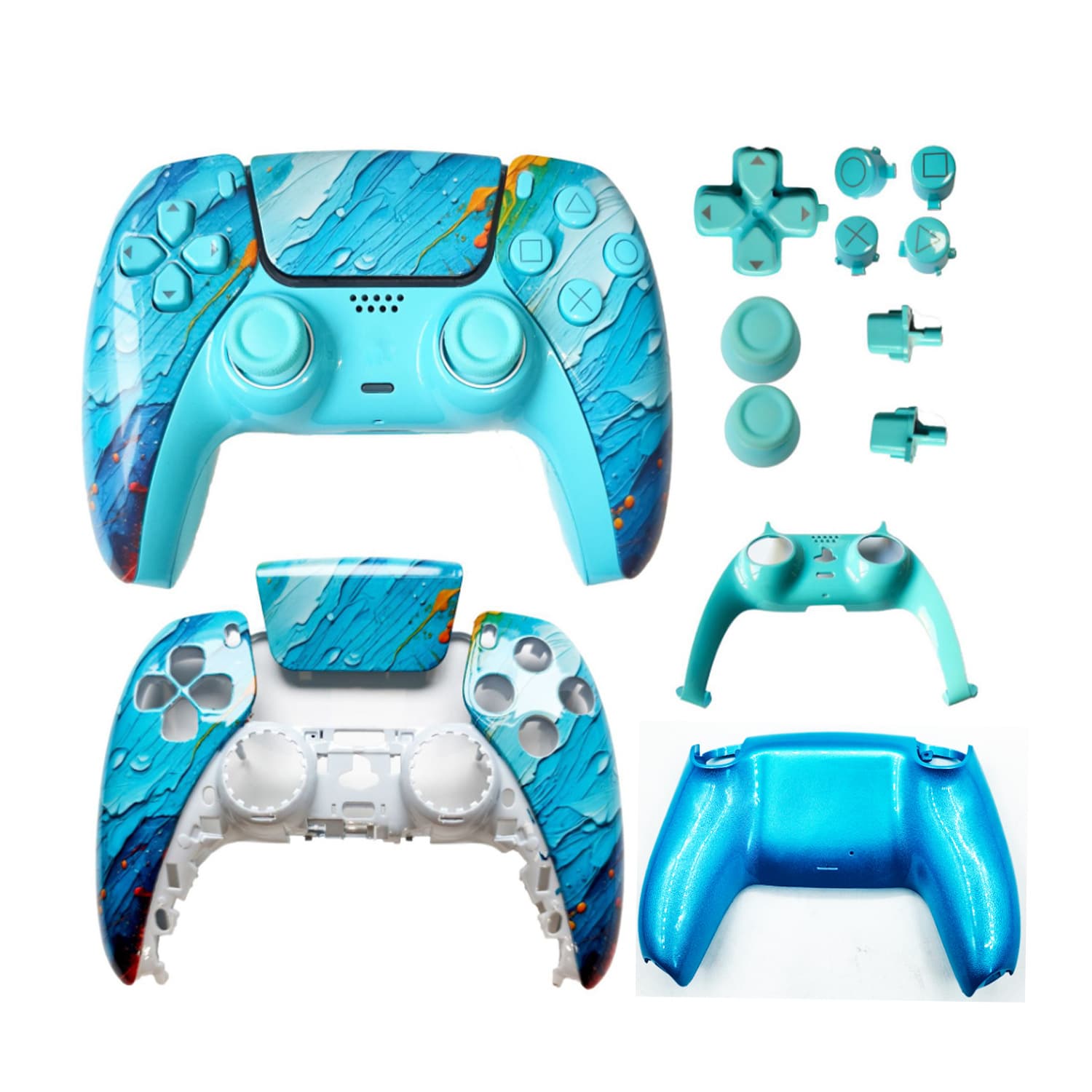 Factory direct sales PS5 game controller replacement shell PS5 game accessories PS5 game controller shell P5 replacement shell