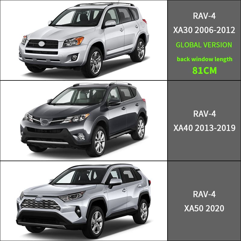 Compatible with Toyota RAV4 Rear View Mirror Rain Shield