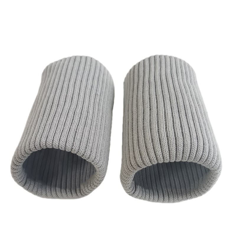 Pair of Thick Knitted Ribbed Elastic Cuffs for Down Jackets, Children's Sleeve Extensions, Clothing Accessories Fabric