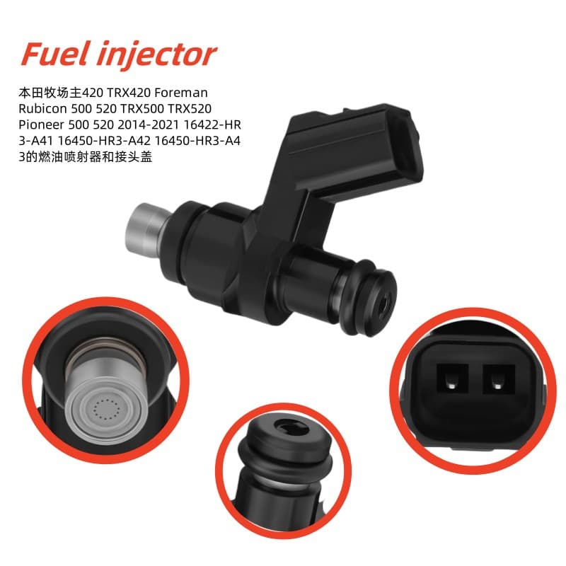 16450-HR3-A42/43 Rancher TRX420/500/520 Foreman 14-Hole Fuel Injector