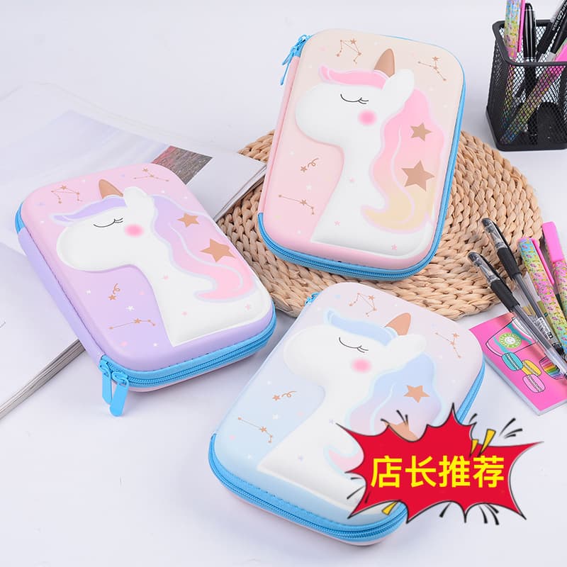 Smiggle Same Spot Cartoon EVA Pencil Case, Douyin Student Stationery Box, 3D Three-Dimensional Children's Pencil Case