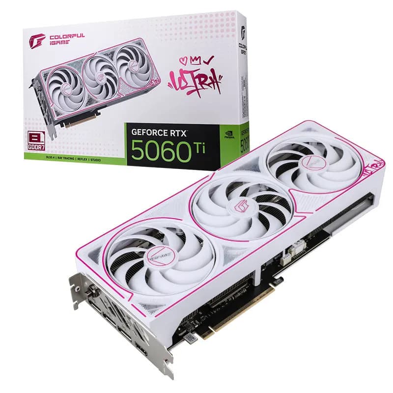 GeForce RTX 5060TI Ultra W OC 8GB Gaming PC Graphics Card