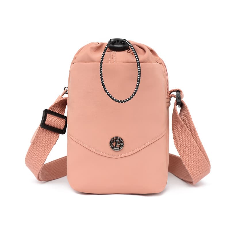 New Small Crossbody Bag Cross-border Korean Style Drawstring Simple Fashion Versatile Shoulder Crossbody Bag Phone Bag Coin Purse