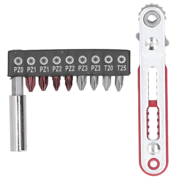 Multi-purpose Reversible Ratchet Wrench Screwdriver Set