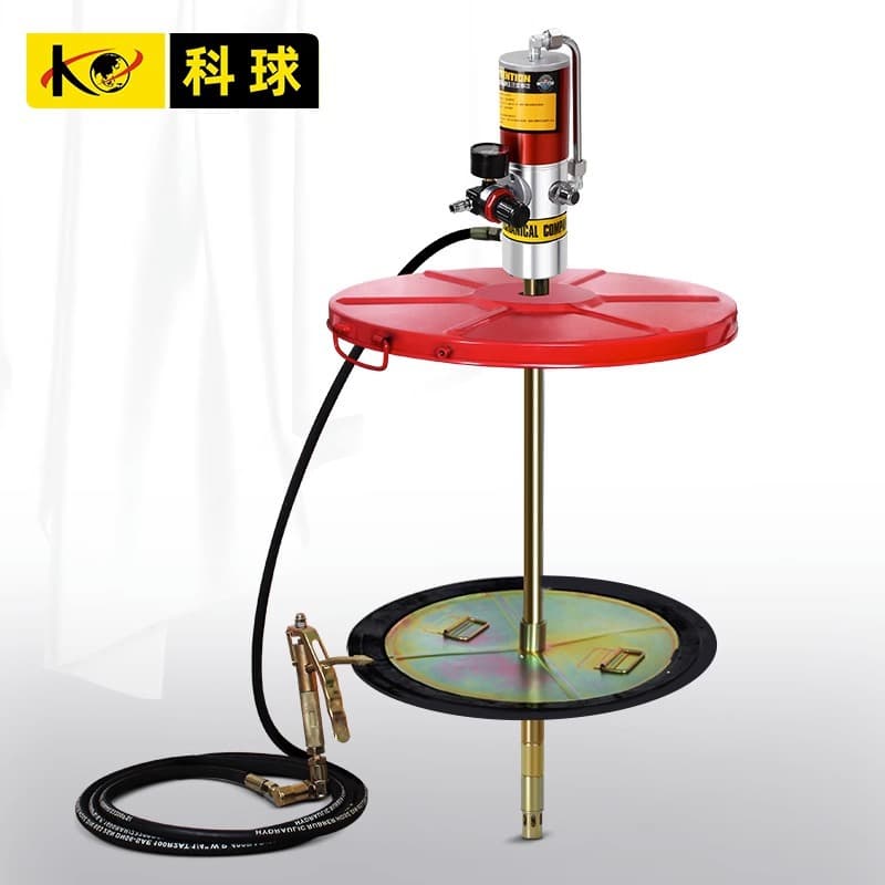 Keqiu GZ-940 Long Rod 200L Large Barrel Pneumatic Grease Pump Filling Machine High-Pressure Grease Gun Manufacturer