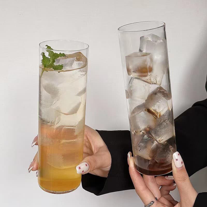 Japanese Straight Glass Long Drink Cocktail Glass Collins Glass Highball Glass Long Island Iced Tea Glass Wine Glass