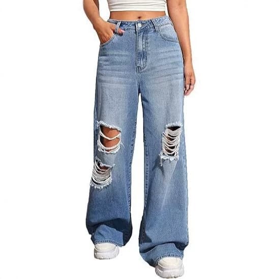European and American 2025 new products Amazon cross-border foreign trade summer casual slimming jeans for women slim-fitting butt-lifting trousers for women