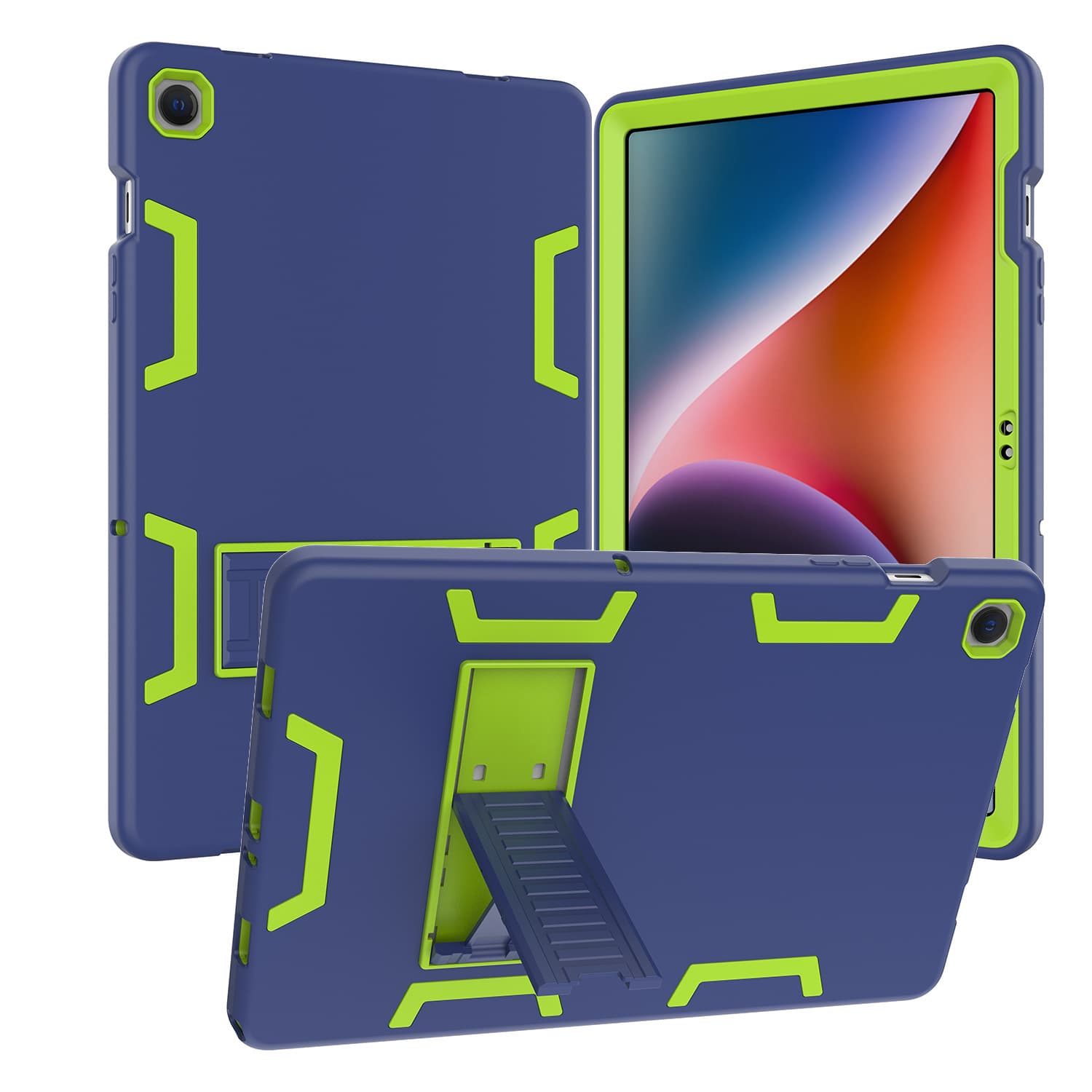 Compatible with T220 Samsung Galaxy Tab A9 Plus Tablet A8 Protective Case A9 Shockproof Full Coverage with Stand Samsung