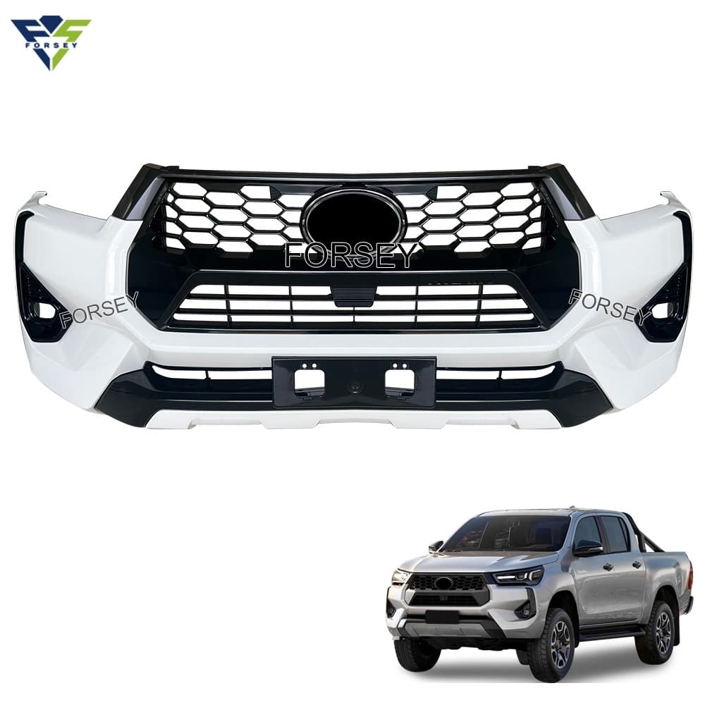Suitable for Hilux Revo 2016-2020 Upgrade to 2025 Rocco Z Version Thai Model Front Bumper Body Kit