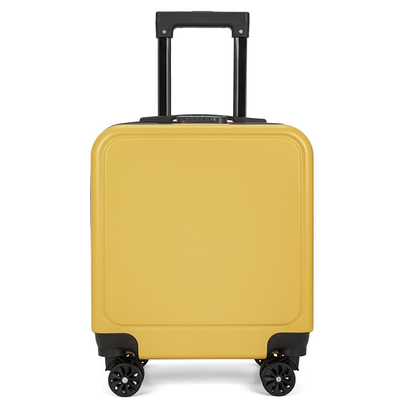 Simple Travel Suitcase with Logo Print, 360° Spinner Wheels, Fashionable Trolley Case, New Combination Lock, Carry-on Luggage