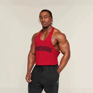 GYMSHARK New Men's Slim Fit Sports Running Fitness Basketball Quick-Dry Stretch Sleeveless Vest