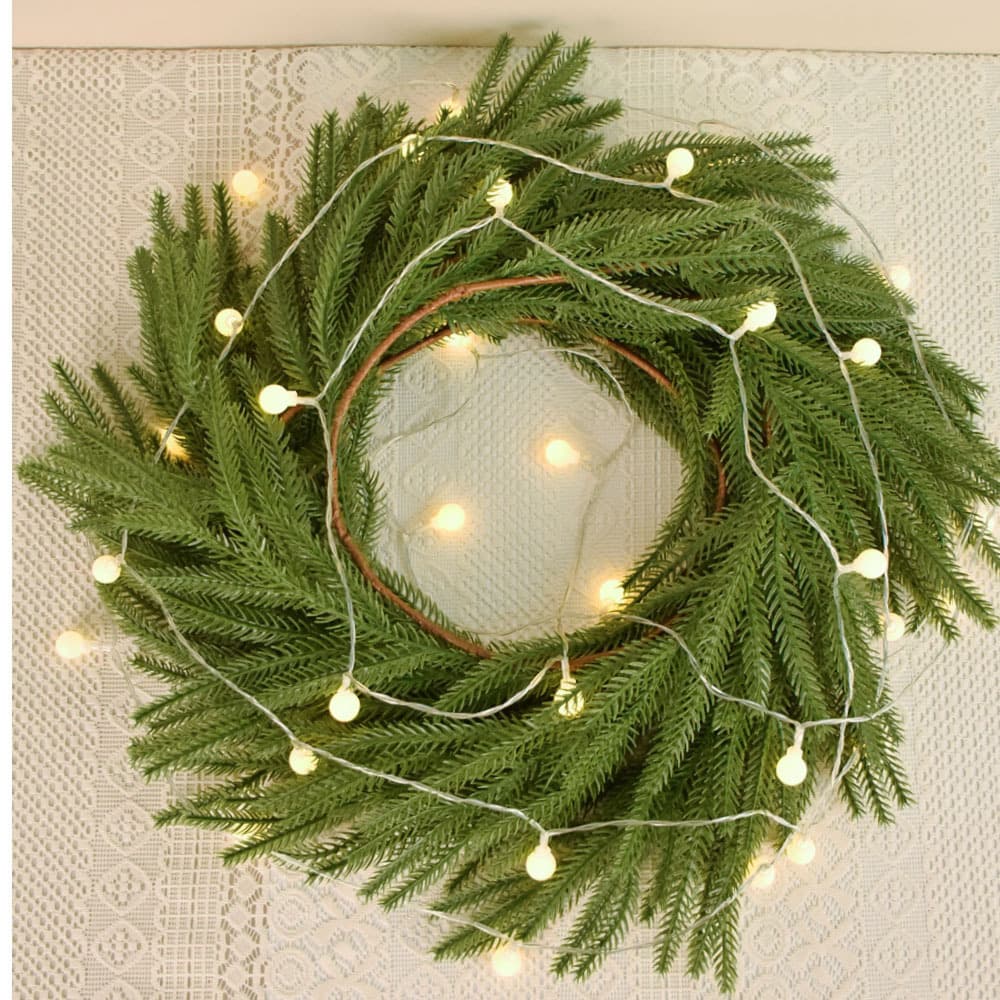 Amazon cross-border popular Christmas rattan Norfox soft rubber Christmas decoration garland Christmas tree