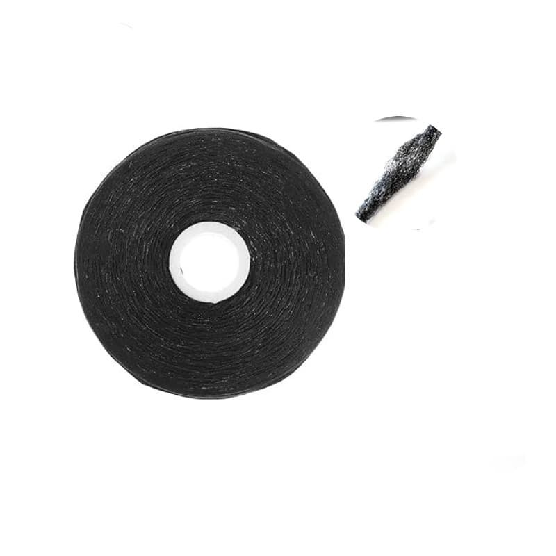 50m Dental Floss Spool with Mint Flavor, Black Charcoal Fluffy Expanding Dental Floss