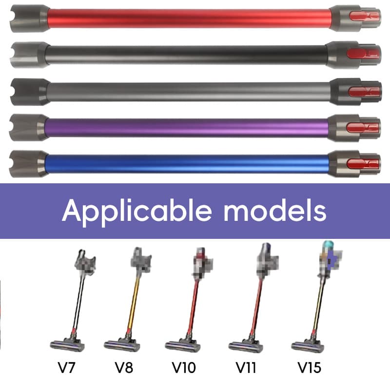 Suitable for Dyson V7/V8/V10/V11/V15 extension rod metal tube conductive tube straight tube