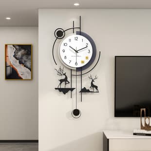 Modern Minimalist Wall Clock Living Room Premium 2026 New Design Creative Clock Home Decoration Silent Wall Clock