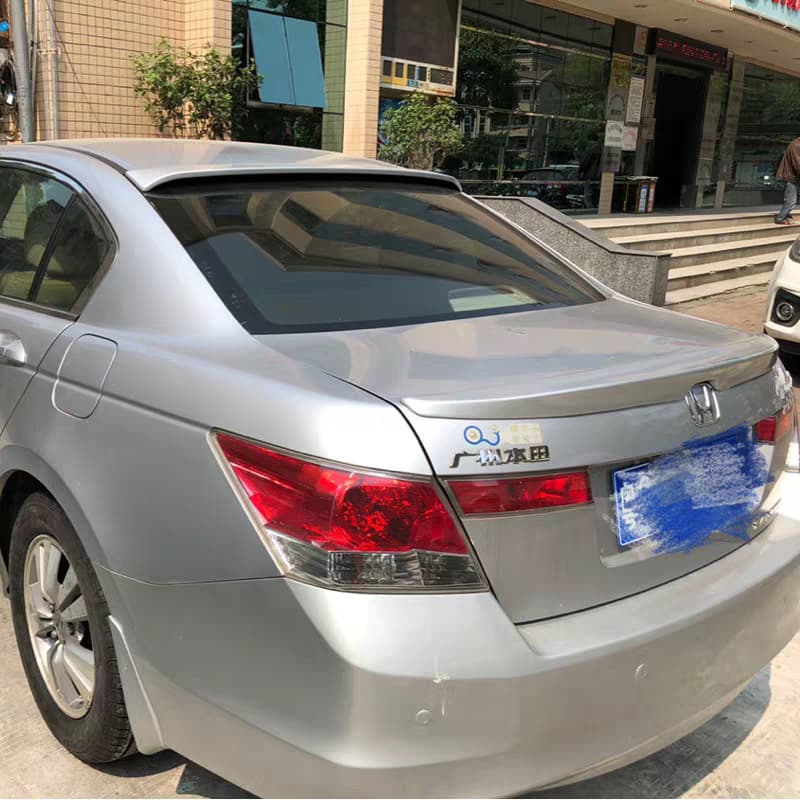 Rear Spoiler for 2008-2013 Accord 7th Gen Modification No Drilling Required Painted Decorative Spoiler