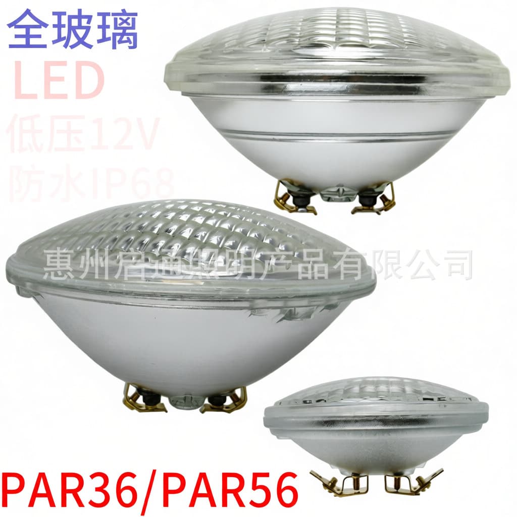 Professional Led Par56 Bulb, High Voltage 220V/Low Voltage 12V, Warm White, Positive White, Red, Green and Blue Rgb