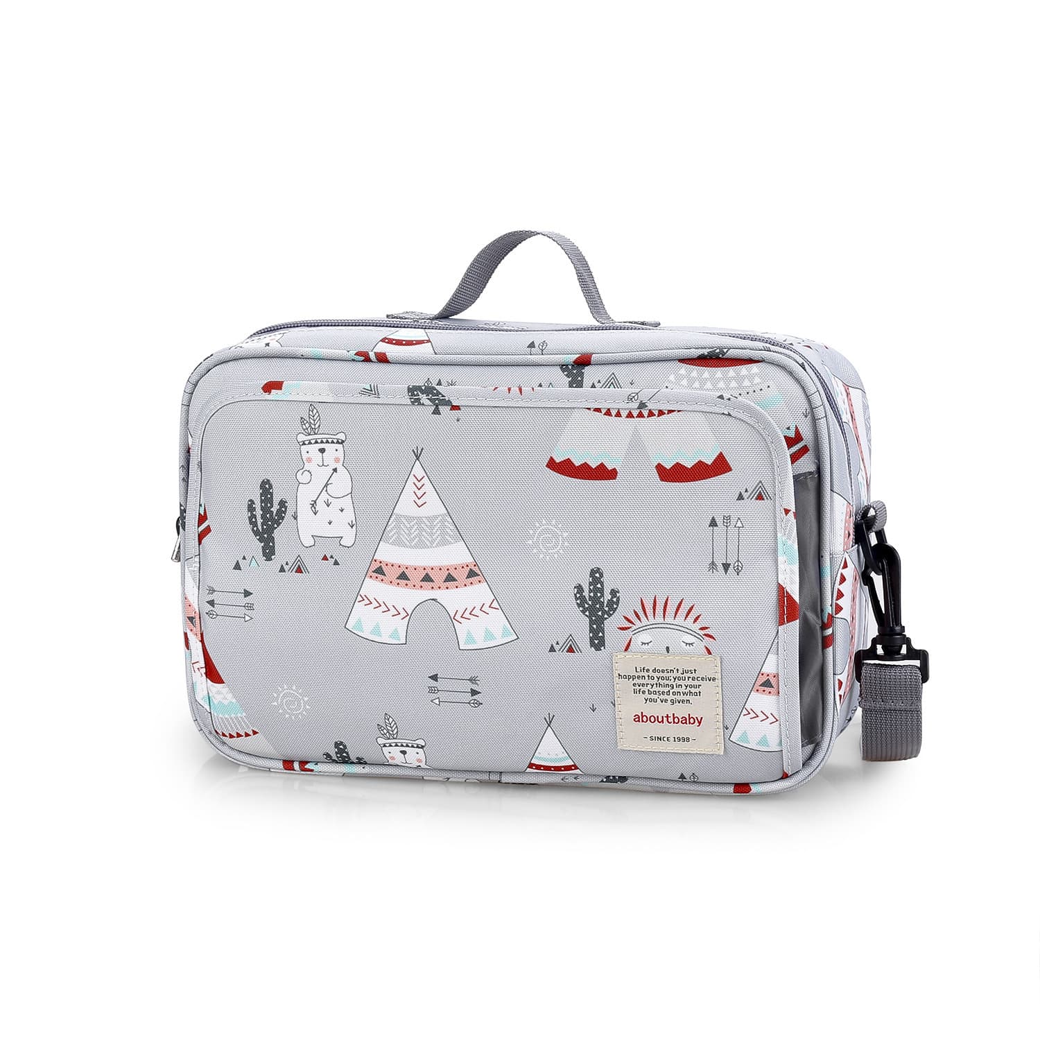 Cross-Border Mom Bag Printed Multifunctional Diaper Bag Waterproof Durable Stroller Hanging Bag
