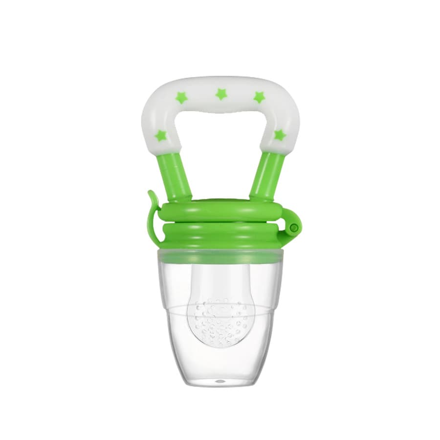 Factory Direct Baby Fruit and Vegetable Feeder, Fruit Puree Pacifier Feeder, Silicone Mesh Bag Baby Feeding Utensils
