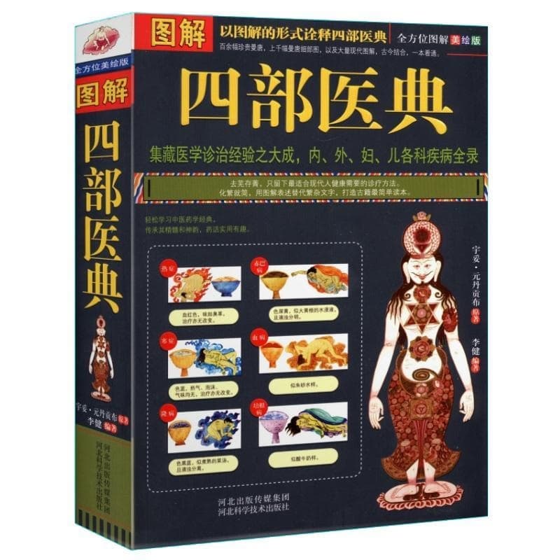 Illustrated Four Medical Tantras: Encyclopedia of Tibetan Medicine Fundamentals, Theory and Practice