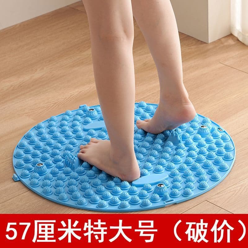 Acupressure Mat for Foot Reflexology, Slow Jogging Massage Mat with Pressure Points for Meridian Stimulation