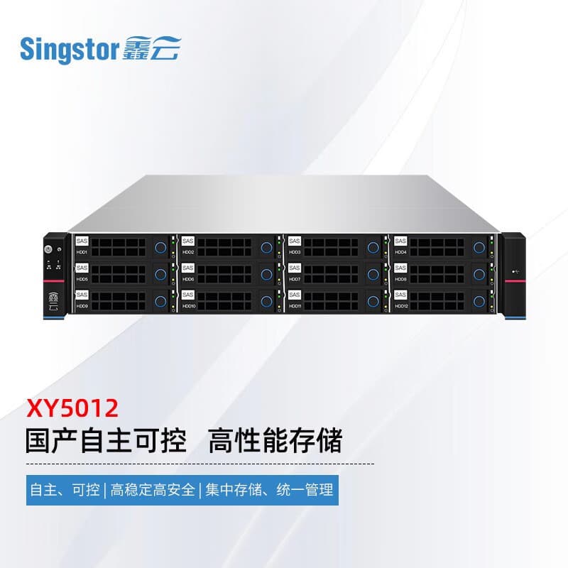 Singstor XY5012 Domestic Independent Enterprise Network Storage 12-Bay Disk Array