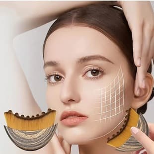 Trending Lymphatic Contour Face Brush: Massage Eye and Neck Care Brush, In Stock