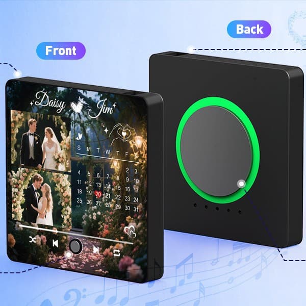 Acrylic Green Ring Bluetooth Music Box Fridge Magnet Customized Music Fridge Magnet Source