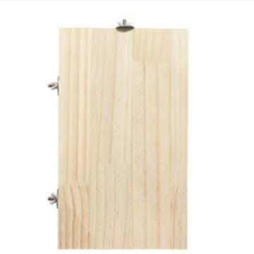 Parrot Hamster Label Standing Board Solid Wood Rabbit Chinchilla Jump Board Budgie Cockatiel Perch Bird Cage Accessories
