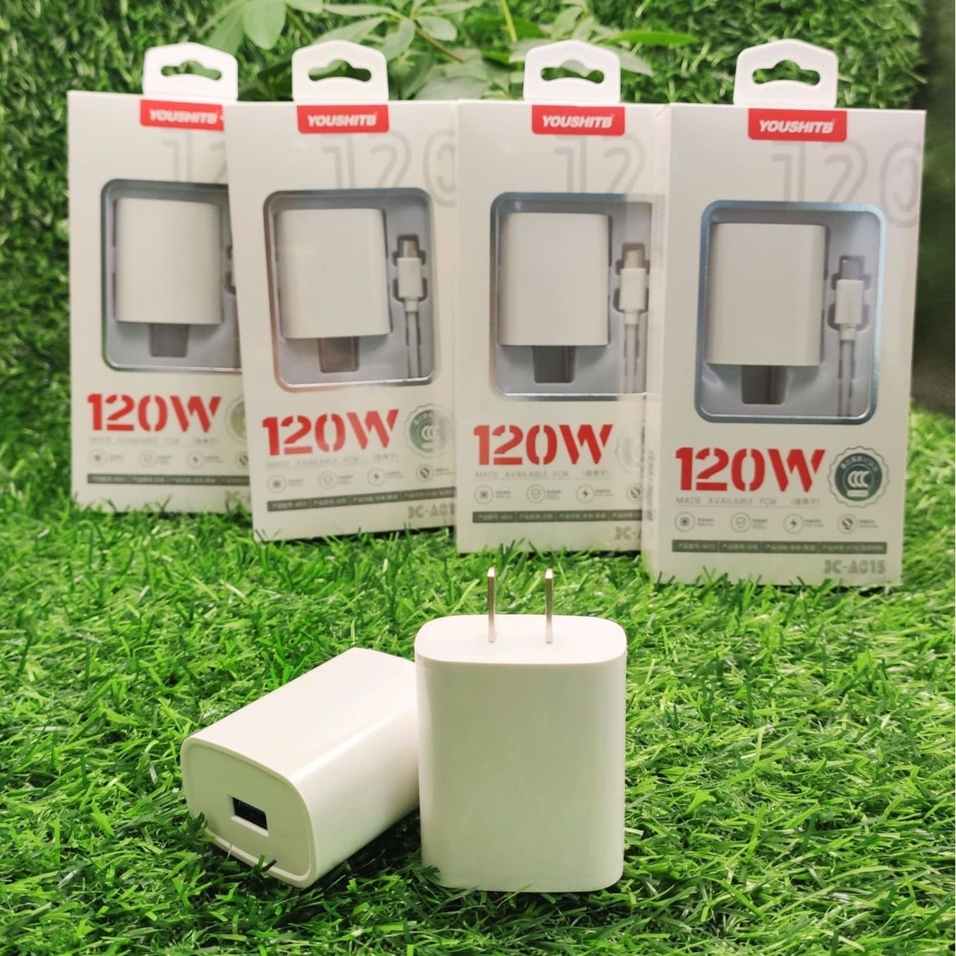 Wholesale 120W Super Fast Charger Compatible with Huawei, Xiaomi, OPPO and Others, Full Compatibility Super Fast Charging