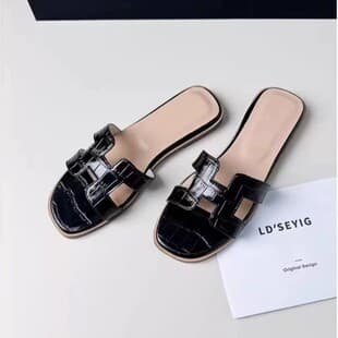 Fairy Style Slippers for Women, Summer 2026 New Korean Version Flat Slide Sandals, Versatile Beach Sandals, Casual Slippers