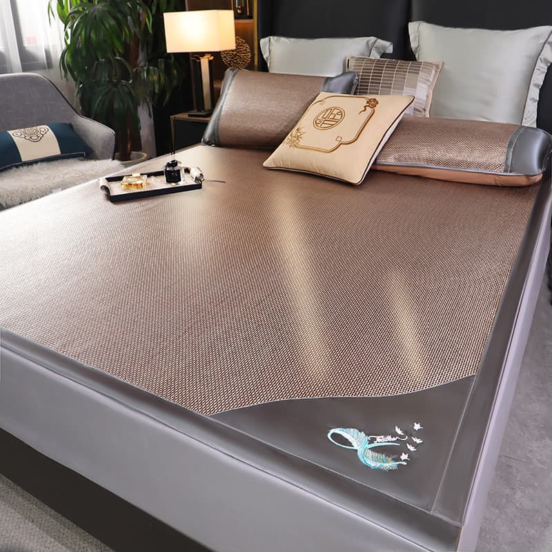 Ice Vine Cooling Mat 1.5 for Double 1.8m 1.2 Summer Ice Silk Mat Mat Dormitory Air-Conditioned Mat 0.6m Cross-Border