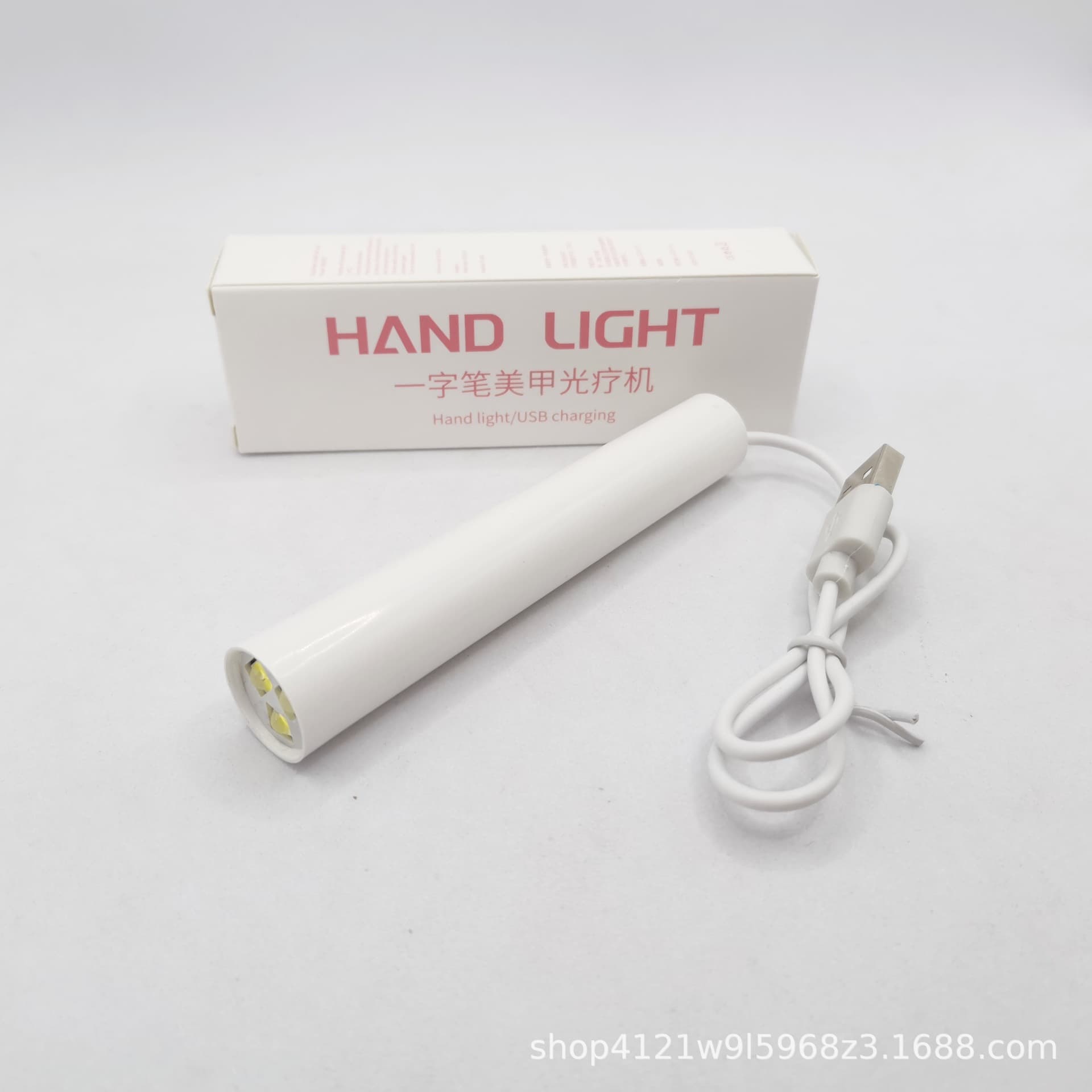 New Handheld Straight Nail Lamp for Quick-Dry Nail Art Without Darkening Hands, UV Curing Gel Light Therapy Lamp