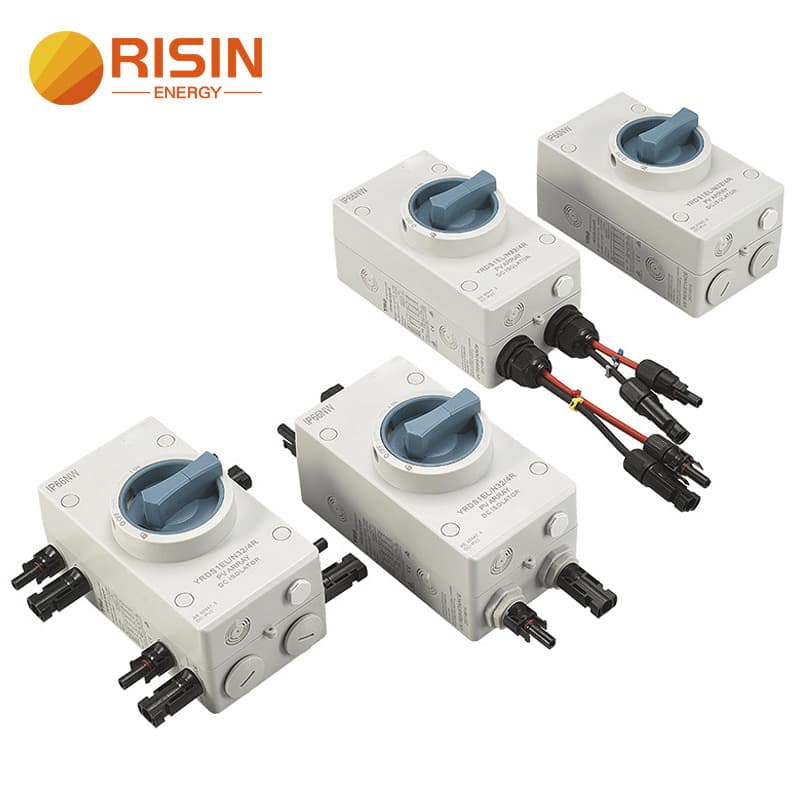 New Energy SISO DC Solar IP66 Waterproof Isolator Switch Photovoltaic Disconnect Switch