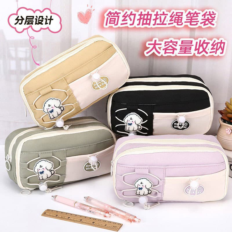 2025 new nine-layer large-capacity pencil case for primary school students, junior high school students’ stationery box, simple multi-functional pencil case