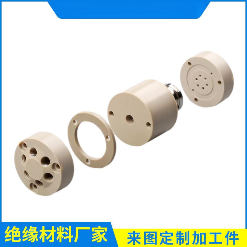 PEEK natural raw material, yellow PEEK profiles for parts processing, high-temperature resistant, wear-resistant PEEK round bar material wholesale.