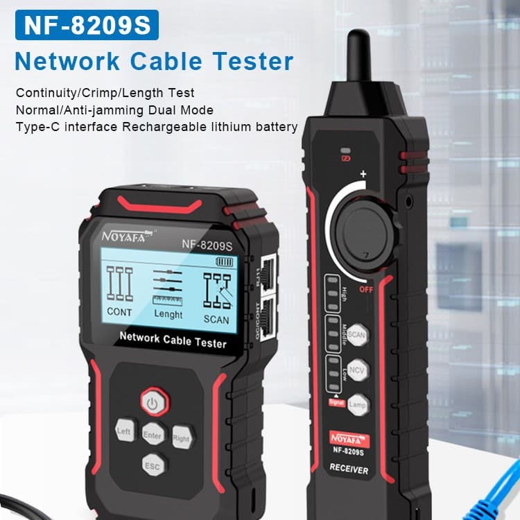 Wholesale 8209S Cross-Border Trade Edition Network Cable Tester LAN Wire Tracer