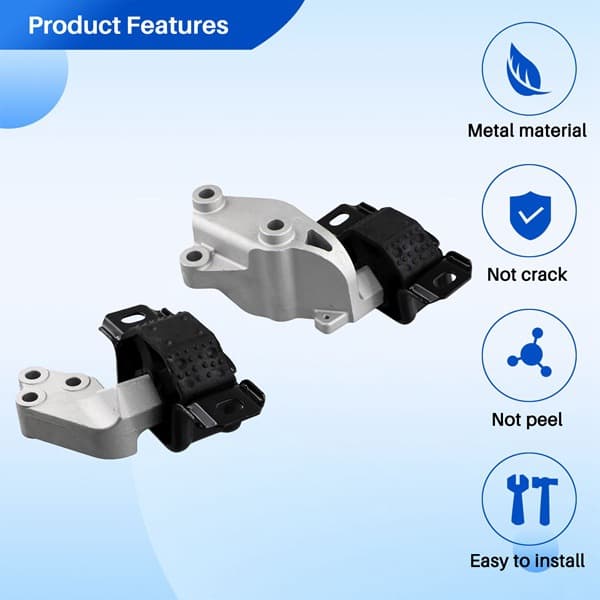 1 Pair 13222200148 1322200048 Engine Mount for 07-15 Smart Fortwo