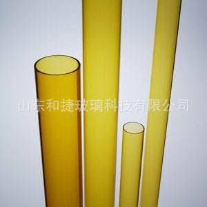 A Shandong manufacturer supplies large quantities of colored transparent borosilicate glass rods in 22 colors for architectural decoration.