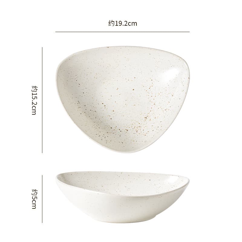 Kiln-Change Glaze Vintage Rustic Ceramic Plate, Premium Tableware, Sashimi Plate, Home Dish, Restaurant Deep Plate, Pasta Plate