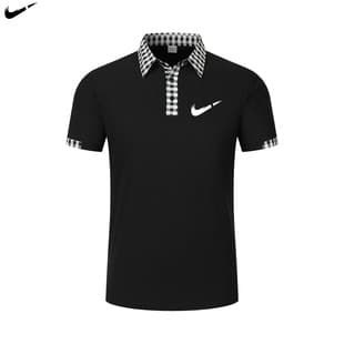 New Men's Polo Shirt Fashion Casual L Turn-down Collar T-shirt Men's Short Sleeve Work Uniform Custom T-shirt In Stock