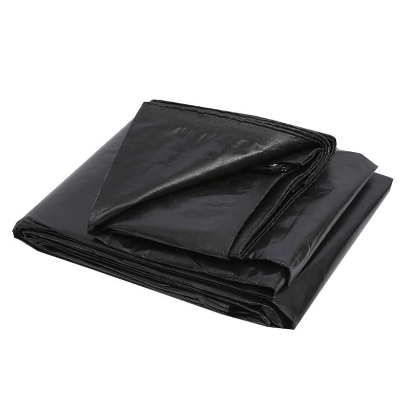 Waterproof Black Tarpaulin Roll 90g 120g 130g 180g 190g