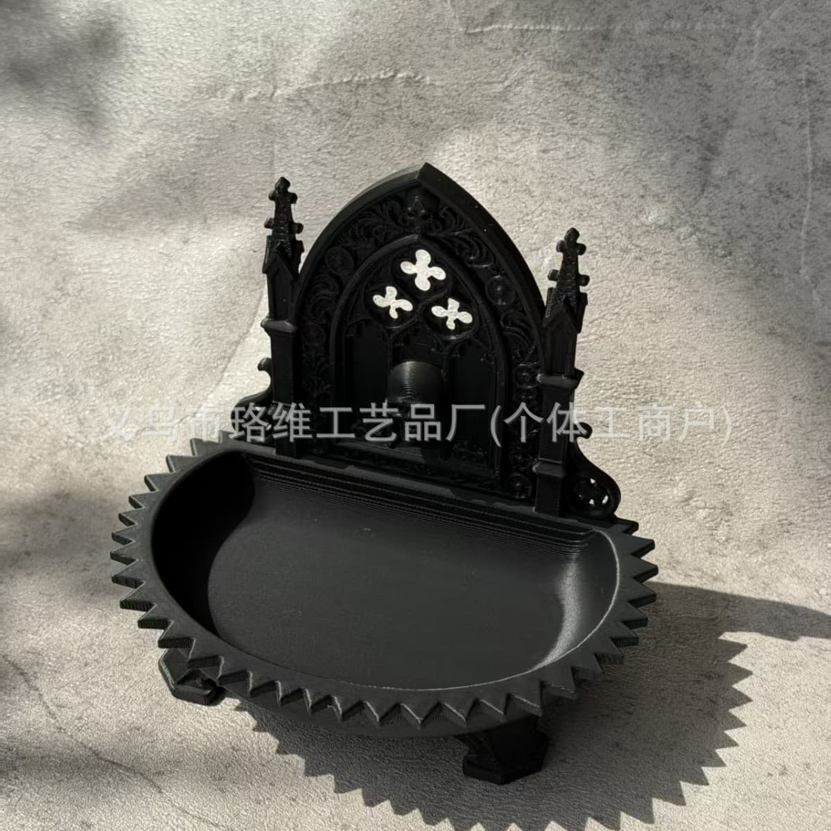 Cross-border new product 3D printed Gothic dark style skull three-dimensional carved storage box creative desktop ornaments